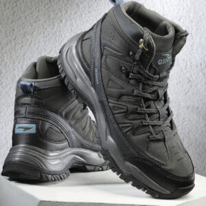 ASIAN Men's High-Ankle Hiking & Snow Boots (Dark Grey) - Prince Boot House