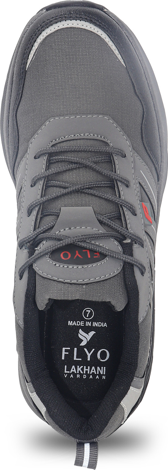 LAKHANI FLYO Men's Jogging & Running Shoes (Mouse) - Prince Boot House - Image 7