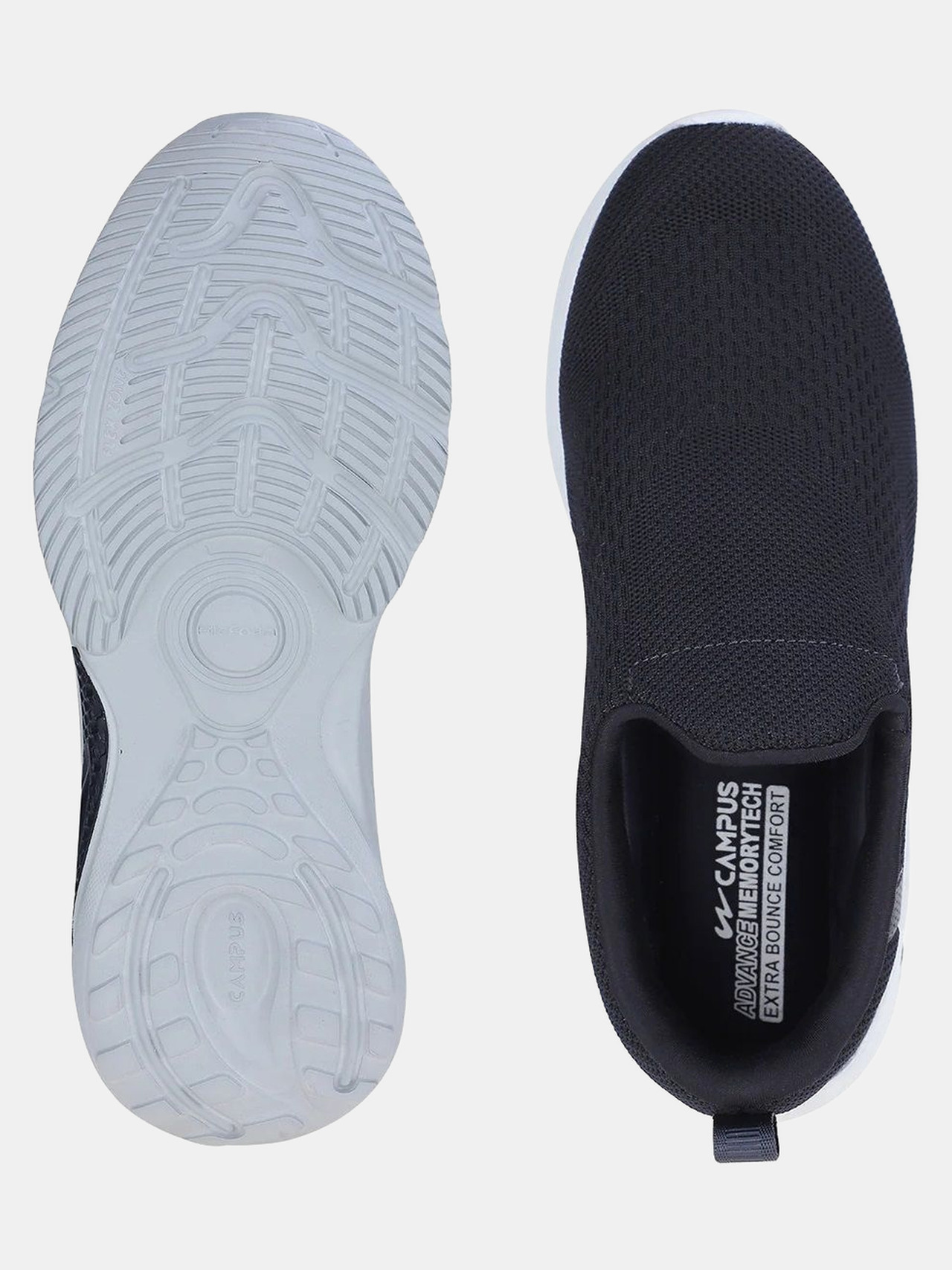 CAMPUS WIKES Men's Slip-On Walking Shoes (Black) - Prince Boot House - Image 5
