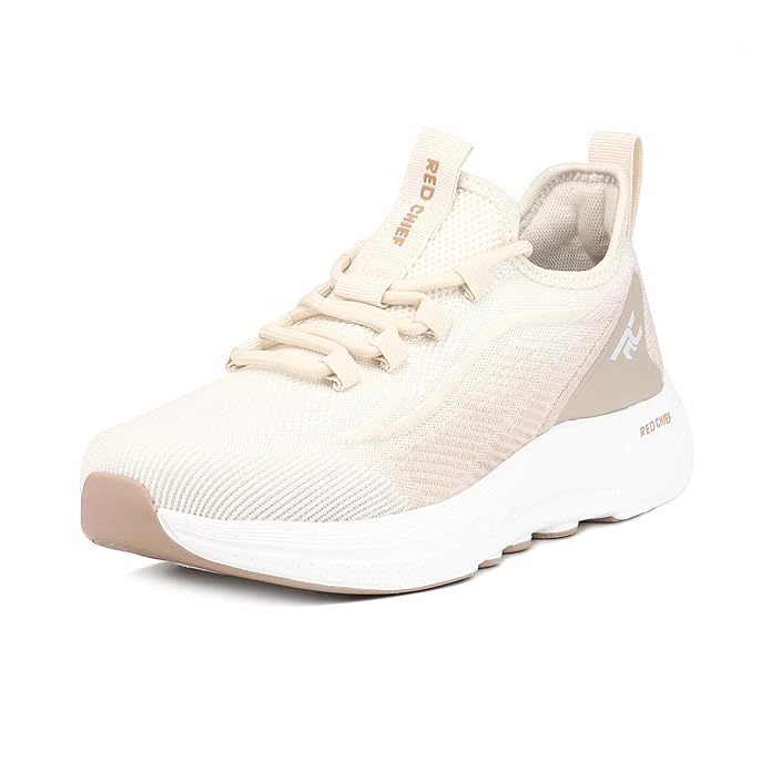 RED CHIEF W7030 Men's Slip-On Walking Shoes with Lace Support (Cream) - Prince Boot House - Image 4