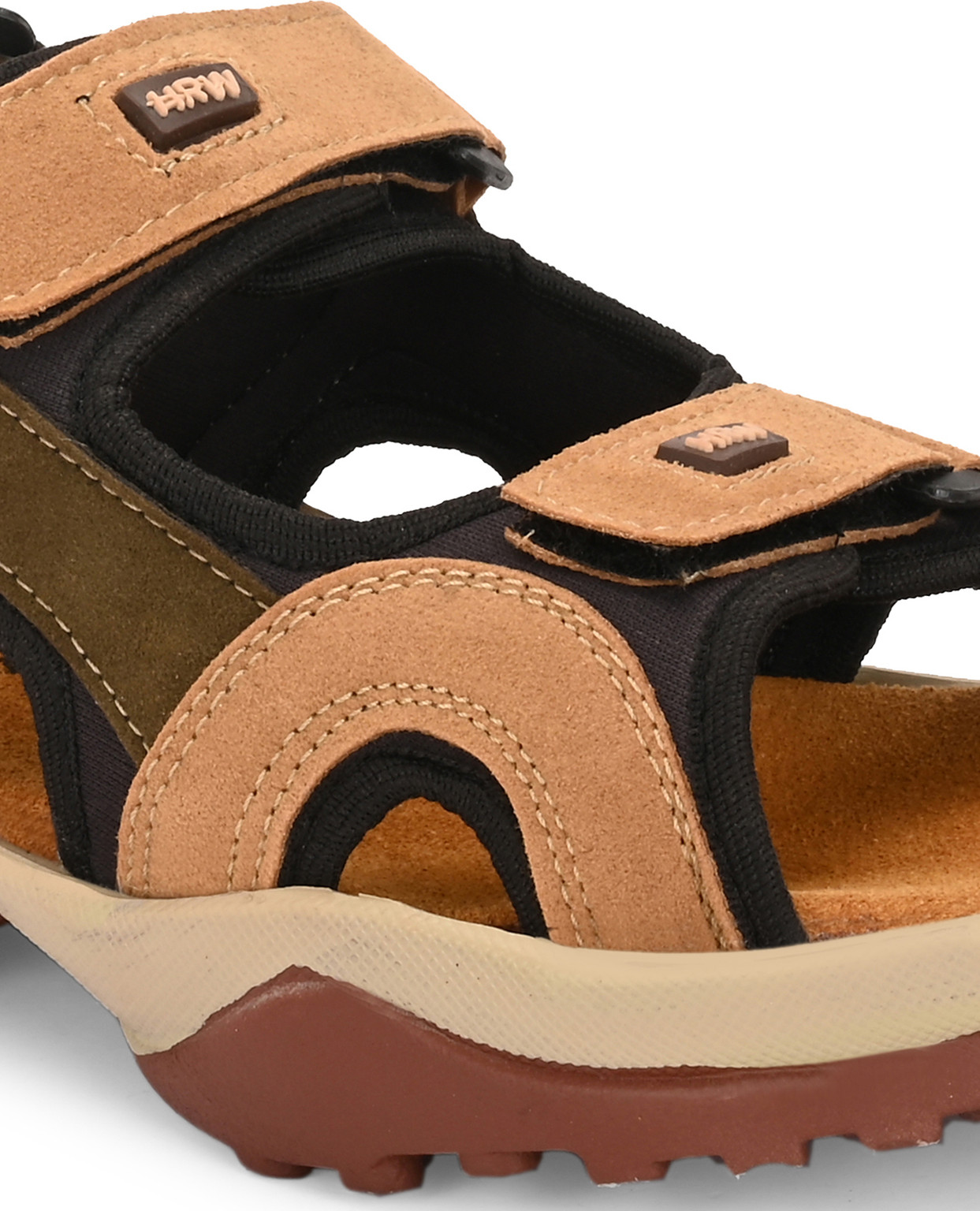 BELLION Men's Premium Solid Leather Casual Sandals - Image 3