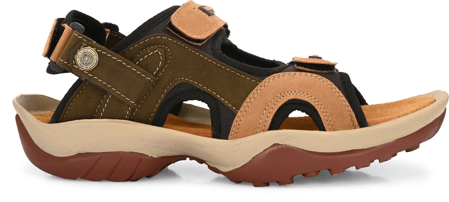 BELLION Men's Premium Solid Leather Casual Sandals - Image 5