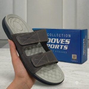 Hooves Sports Men's Dual Buckle Checkered Comfort Sandals