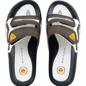 ADDA Men's Adjustable Strap Comfort Slides / Slippers