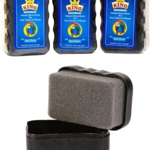 KING Instant Shoe Shine Express Sponge – 3 Piece Pack | Prince Boot House